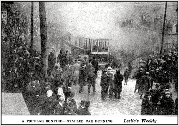 Phl GS, Streetcar Burning, ISR p868, Apr 1910