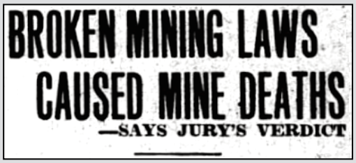 Cherry MnDs of Nov 13, 1909, Jury Verdict, LW p1, May 28, 1910