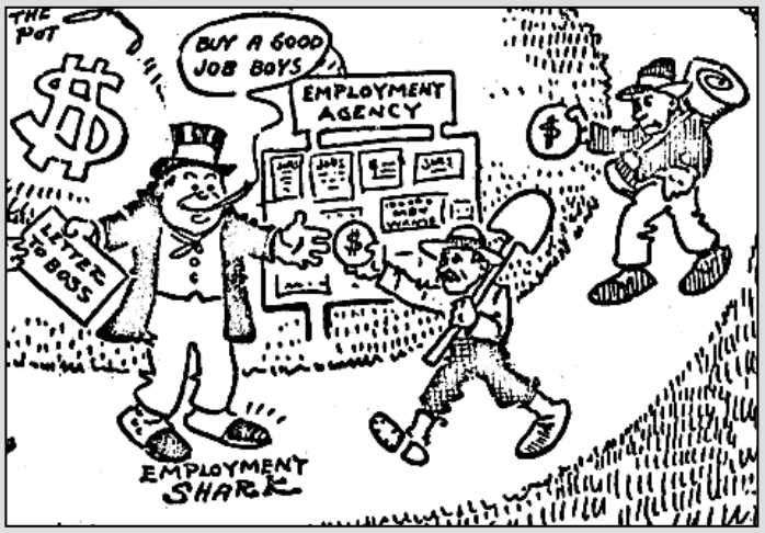 Employment Shark, Endless Chain, D1, IW p1, May 14, 1910