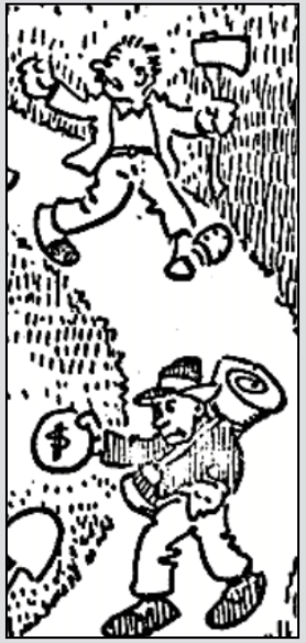 Employment Shark, Endless Chain, D4, IW p1, May 14, 1910