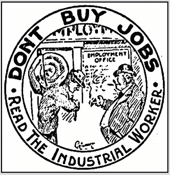 IWW Dont Buy Jobs, IW p4, June 11, 1910