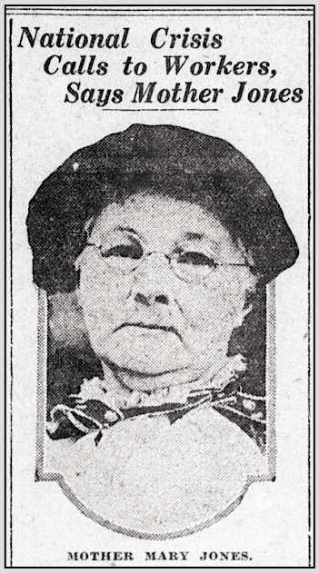 Mother Jones IN Dly Tx p1, July 15, 1920