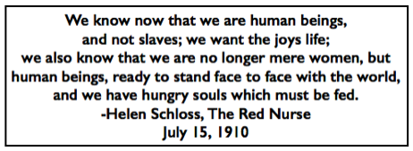 Quote Helen Schloss, Women w Hungry Souls, Black Hills Dly Rg p2, July 15, 1910