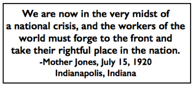 Quote Mother Jones, IN DlyT Ipls p1, July 15, 1920