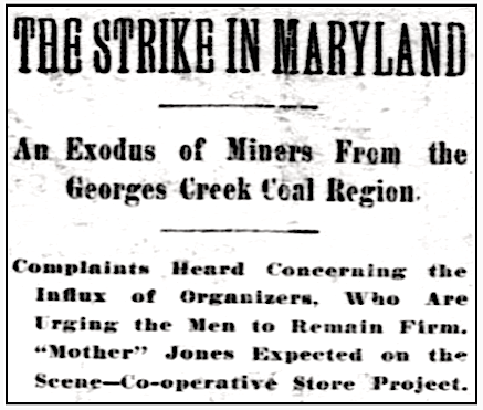 re Mother Jones in Maryland Strike ed, WDC Eve Tx p3, May 11, 1900