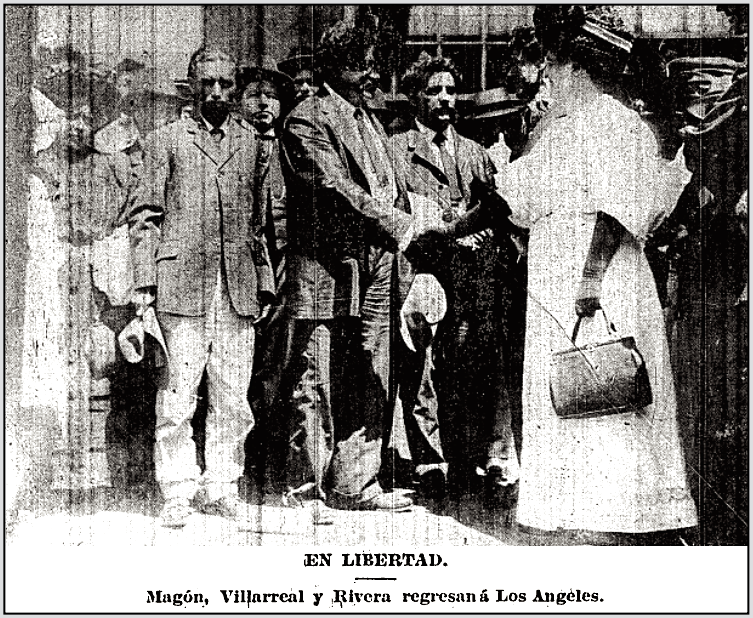 Mex Rev, Magon Villarreal Rivera Return to LA, Regeneracion p2, Sept 3, 1910
