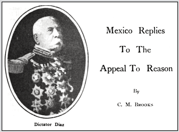 Mexico Dictator Diaz, ISR p211, Oct 1, 1910