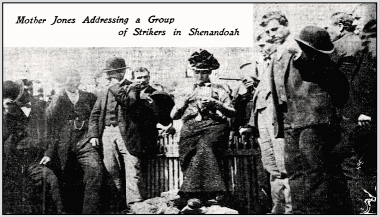Mother Jones Addresses Strikers in Shenandoah, Phl Iq p2, Sept 2, 1900