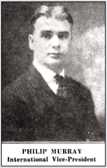 Philip Murray UMWA VP, UMWJ p9, Oct 1, 1920
