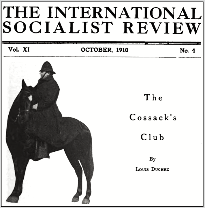 Cossacks Club by Duchez, ISR p198, Oct 1910