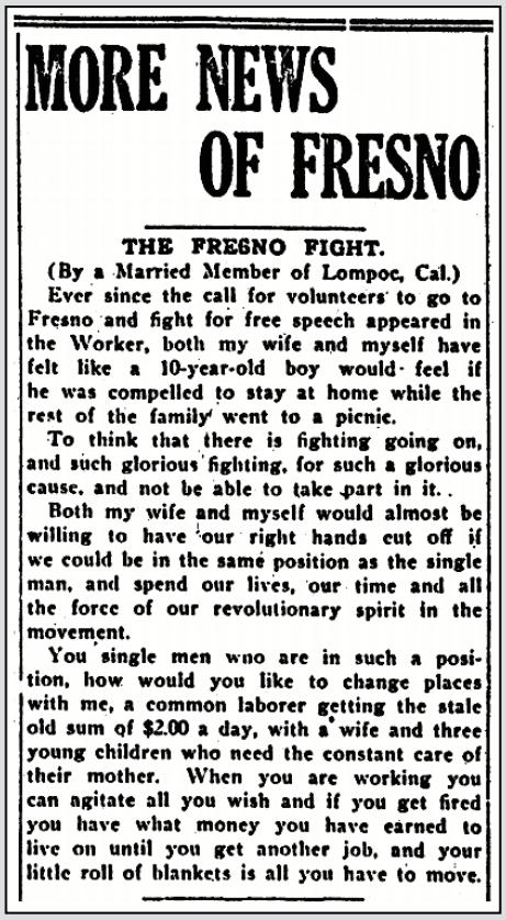 Fresno FSF, More News, IW p4, Oct 8, 1910