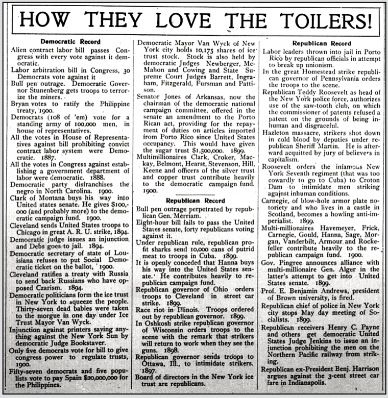 How Dems n Rpbs Love Toilers, SDH p1, Oct 27, 1900