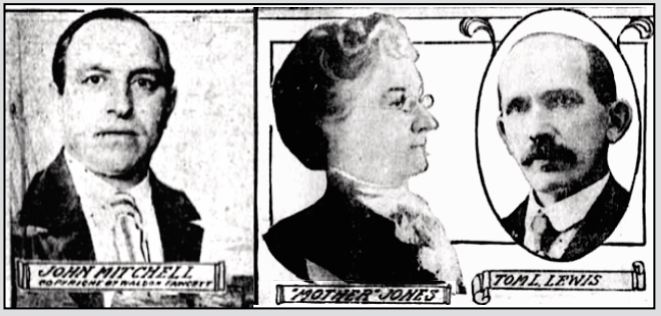 Mother Jones, John Mitchell, TLL, Detail, LW p1, Apr 16, 1910