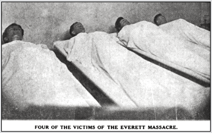 Four Labor Martyrs Everett Massacre, OBU Mly p59, Nov 1920