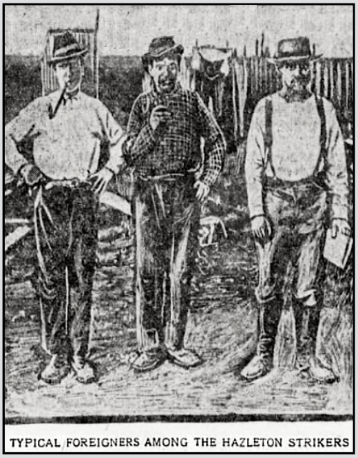 PA Anthracite Strike, Immigrant Workers, Phl Tx p4, Oct 6, 1900