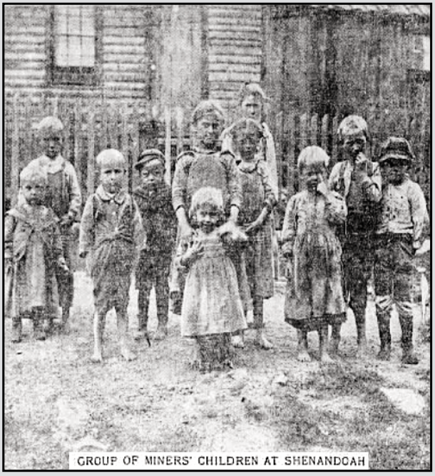 PA Anthracite Strike, Miners Children, Phl Tx p3, Oct 7, 1900