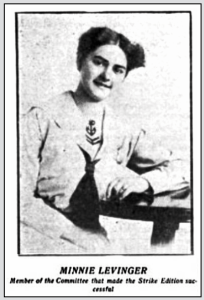 Chg Garment Workers Strike, Socialist Minnie Levinger, Prg Wmn p3, Jan 1911