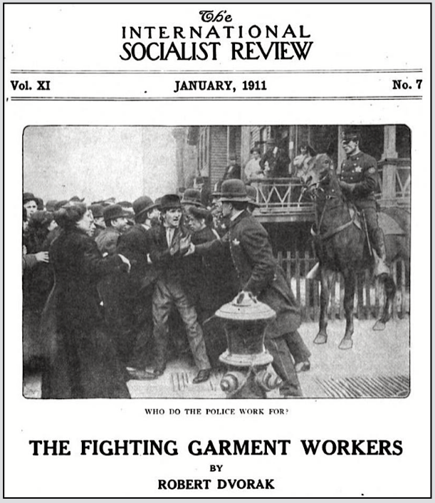 Chg Garment Workers Strike by Dvorak, Title Fighting, ISR p385, Jan 1911