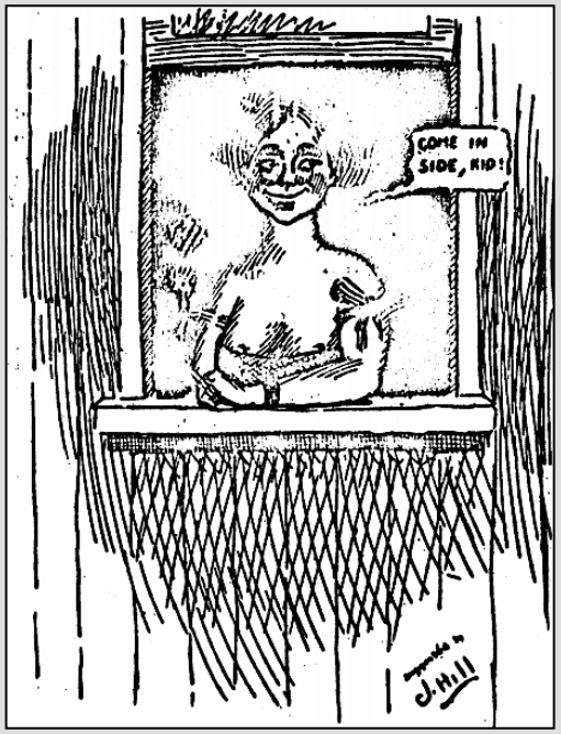 Joe Hill Cartoon, Two Victims of Society, Detail 2, IW p1, Jan 26, 1911