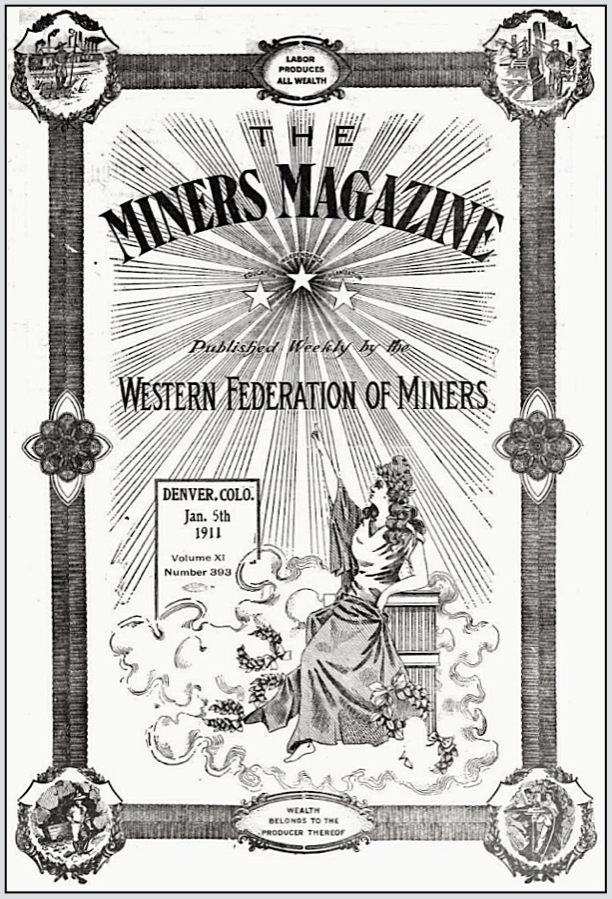 Miners Magazine, Cover, Jan 5, 1911