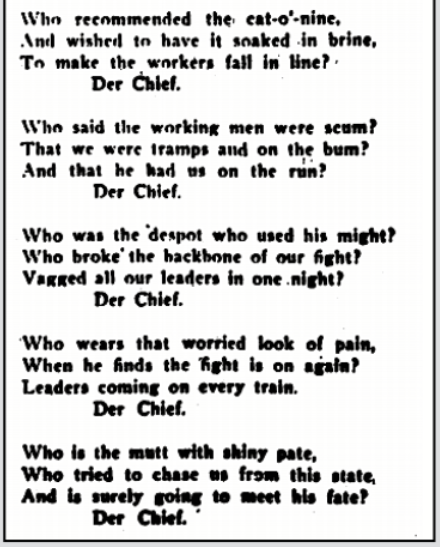 Der Chief by Joe Hill Detail 2, IW p3, Feb 2, 1911