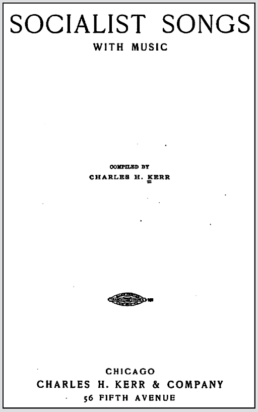 Sc Songs w Music, ed by CH Kerr, Title Page, Feb 15, 1901
