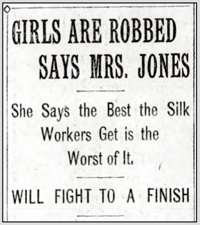 Mother Jones Scranton Silk Strike, Phl Tx p6, Feb 25, 1901
