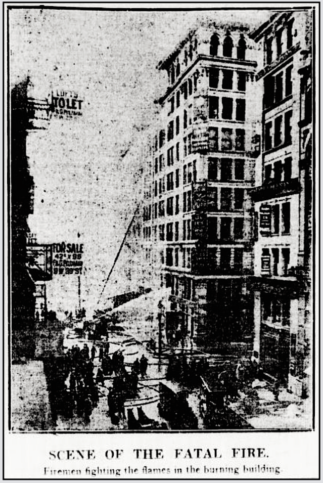 Triangle Fire, Firemen Fight Fire, NY Tb p3, Mar 26, 1911