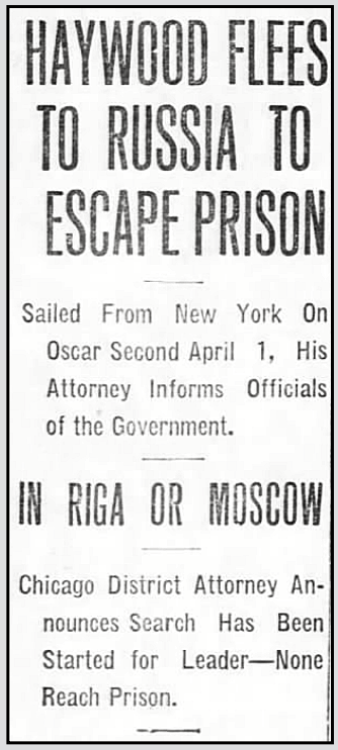 BBH Flees to Russia, Lv Pst p1, Apr 21, 1921