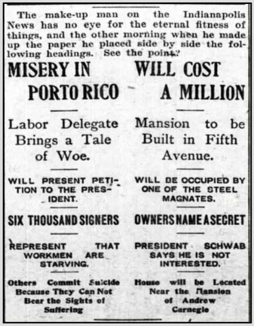 Misery in Porto Rico, AtR p4, Apr 27, 1901