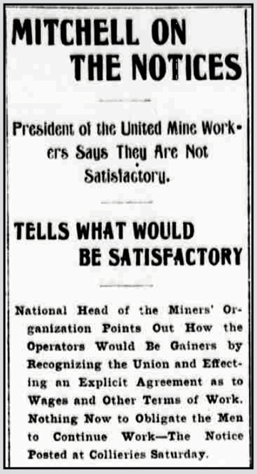 Mt re UMW in PA, Ready to Strike Again, Scranton Tb p5, Mar 11, 1901