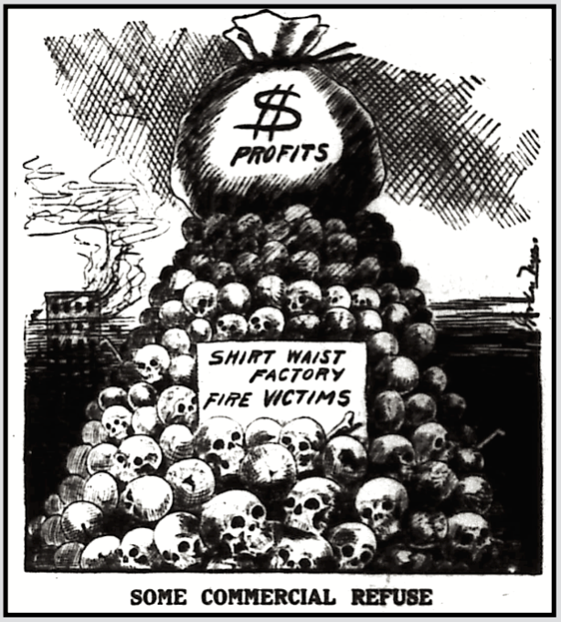 Triangle Fire, Profits on Skulls, NY Cl p1, Mar 31, 1911