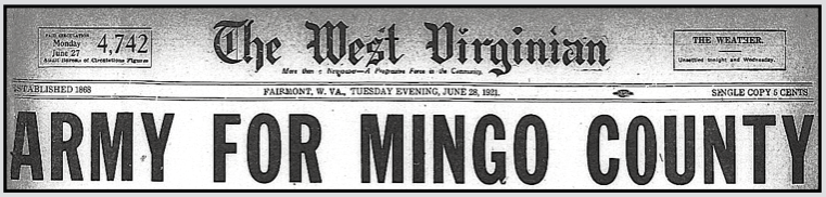 Army for Mingo County, W Vgn p1, June 28, 1921