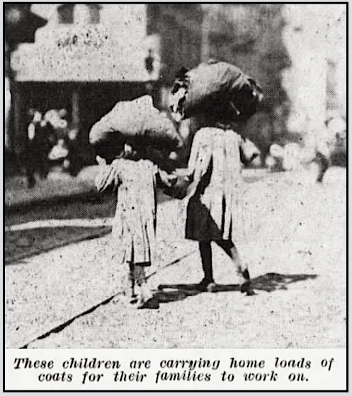 Child Labor, Carrying Coats, Cmg Ntn p10, June 3, 1911