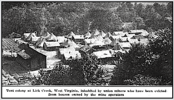 Lick Creek Tent Colony, Current Hx NYT p960, Mar 1922