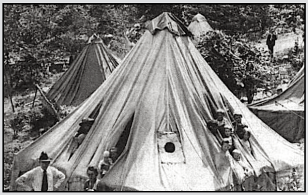 Lick Creek Tents Slashed June 14, 1921 crpd, Current Hx NYT p963, Mar 1922