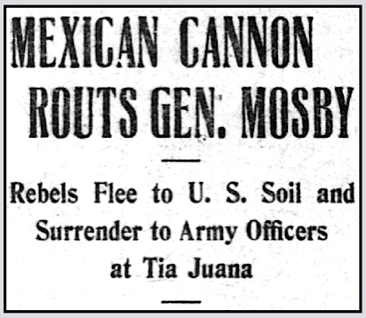 Mex Rev Rebels Defeated in Baja, SF Call p4, June 23, 1911