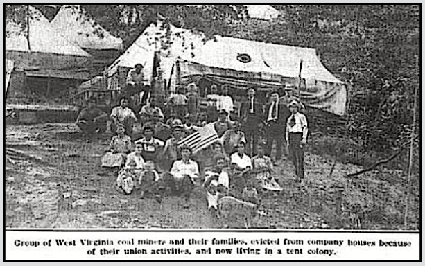 Mingo Tent Colony Residents, Current Hx NYT p962, Mar 1922