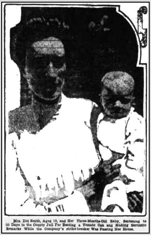 PA Miners Strike Westmoreland Women n Babies in Jail by G Gardner, Ark Dem p6, June 20, 1911