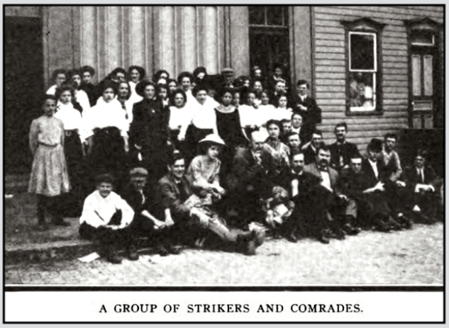 EGF re Minersville Strikers n Comrades, ISR p10, July 1911
