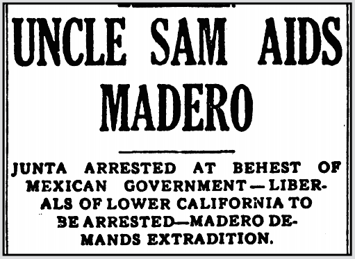 Magon Junta Arrested, IW p3, July 13, 1911