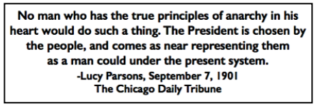 Quote Lucy Parsons re McKinley Shot, Chg Tb p3, Sept 7, 1901