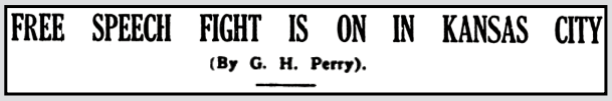 KC FSF by G. H. Perry, IW p1, Oct 26, 1911