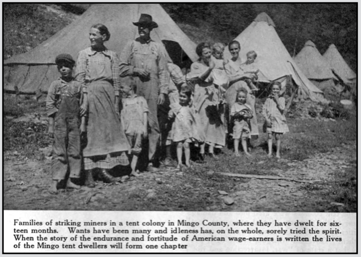 WV Mingo Tent Colony, Survey p182, Oct 29, 1921