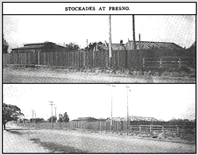 Harriman  RR Shopmen Strike, Fresno Stockade, ISR p269, Nov 1911