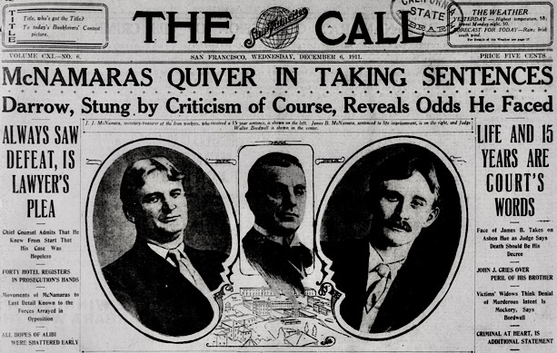 SF Call p1, Dec 6, 1911