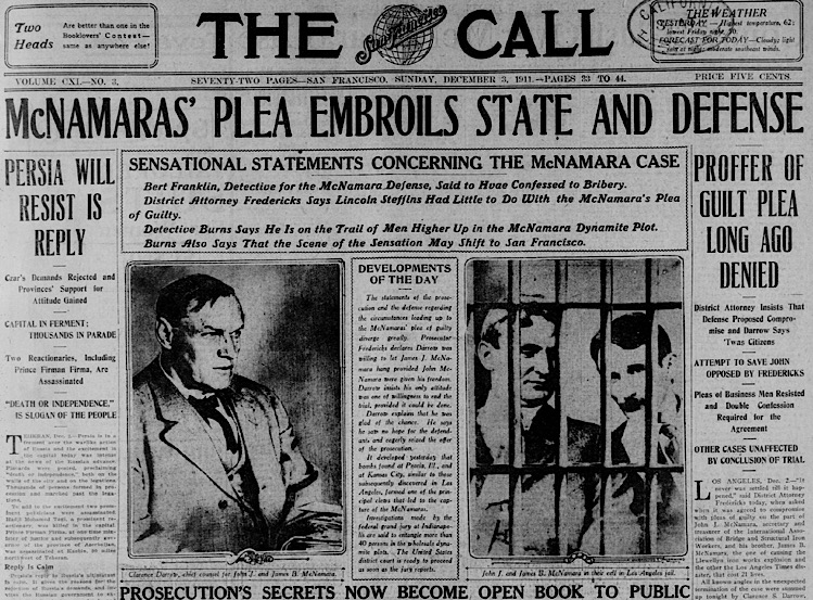 SF Call p1, Dec 3, 1911