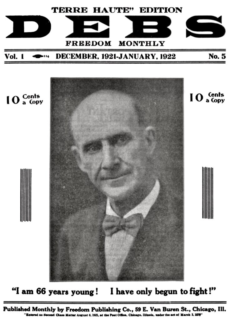 Debs Mag Cv Dec 1921 Jan 1922