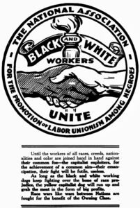 Black and White Unite, Messenger p361, Feb 1922