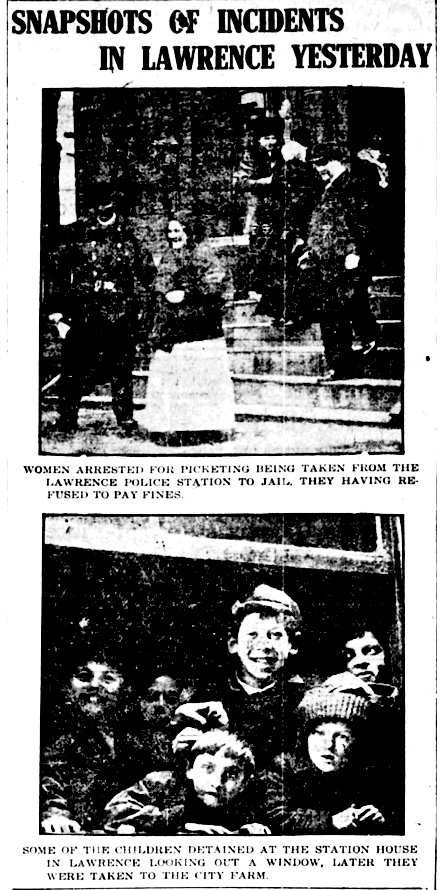 Lawrence Women and Children at Jail, Bst Sun Glb p6, Feb 25, 1912